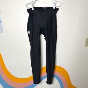 Pearl Izumi Cycling Leggings Women's Large Black Biking Padded Fleece Lined Pant